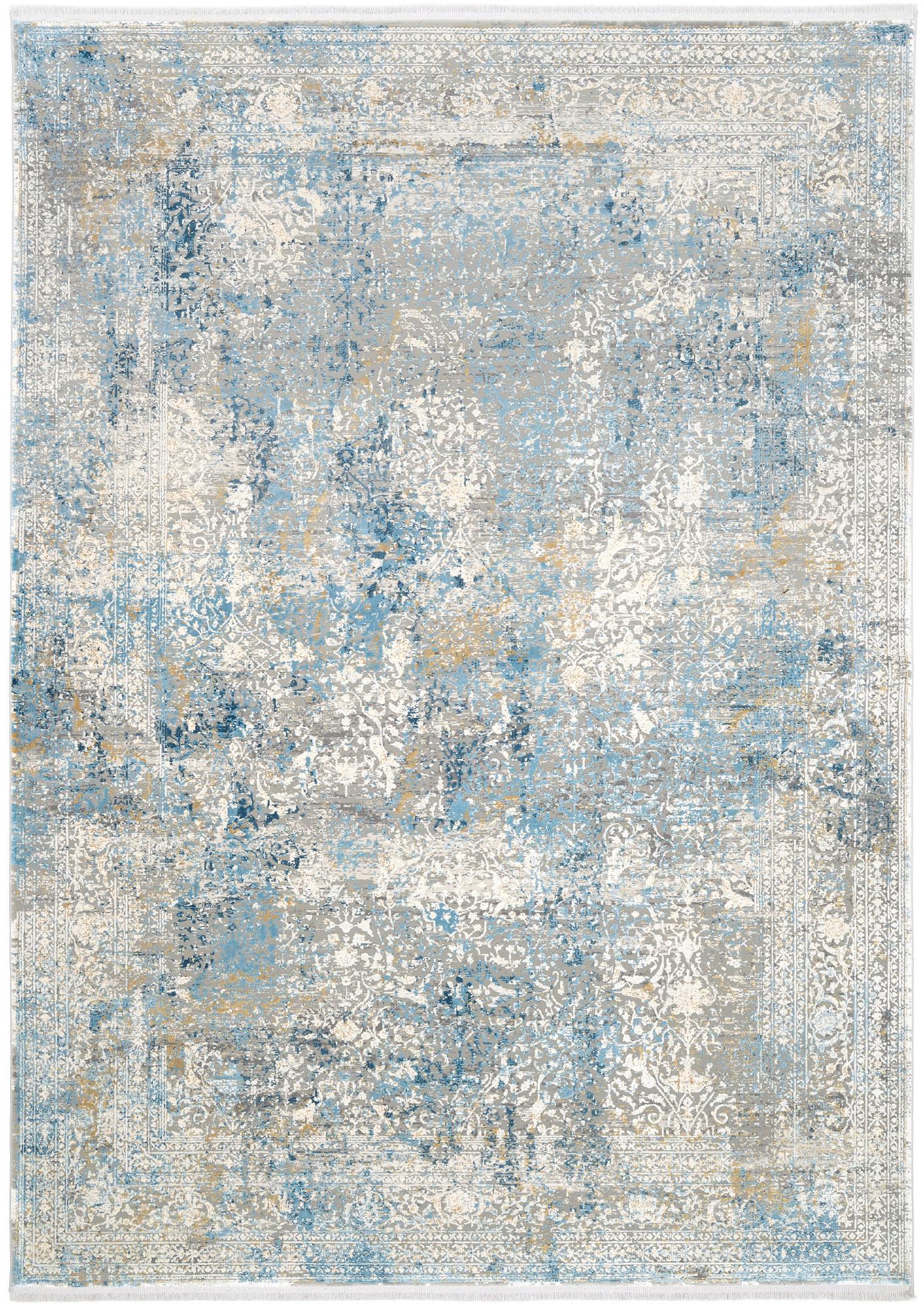 Webteppich Avignon Blau/grau 120x180 Cm