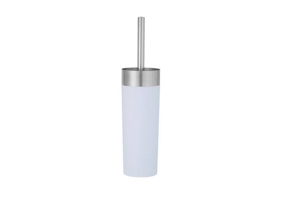 WC-Bürstengarnitur Lena - Weiß, MODERN, Kunststoff/Metall (9/36,5cm) WC-Bürstengarnitur Lena - Weiß, MODERN, Kunststoff/Metall (9/36,5cm)