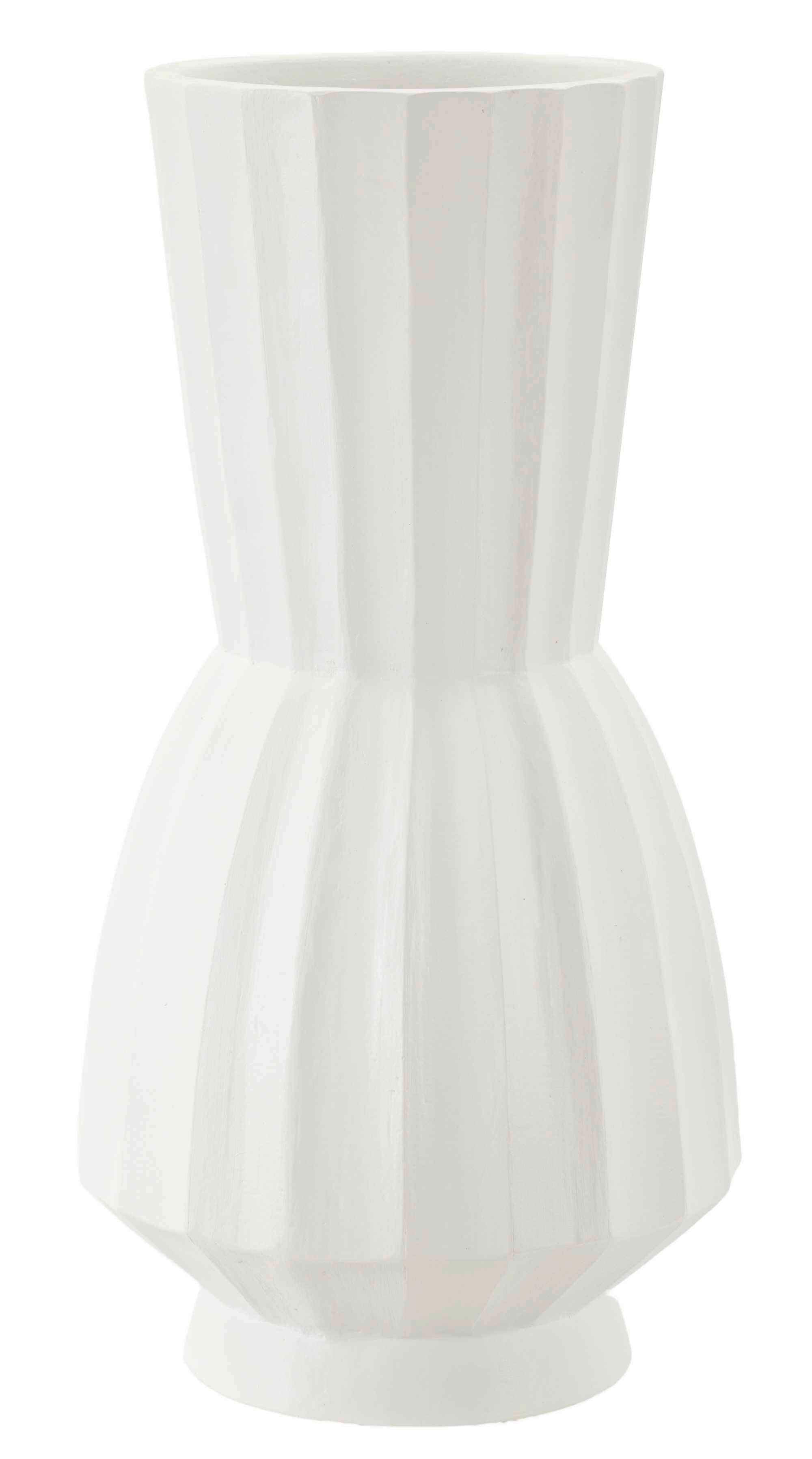 Vase Glint Weiß B: 25 cm