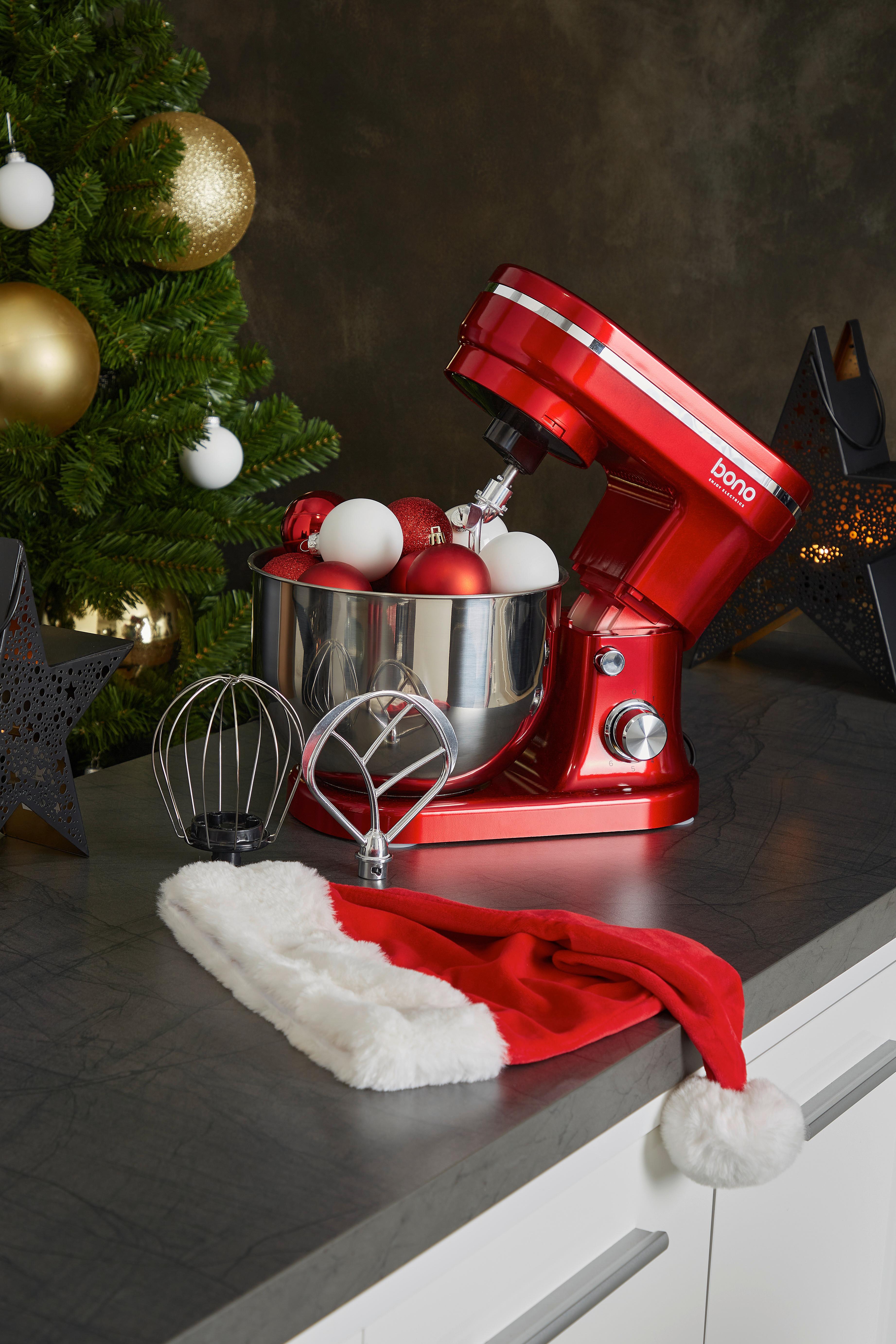 Christbaumkugel Kunststoff Rot Set Aus 28 Stk. - Rot/Braun, KONVENTIONELL, Karton/Kunststoff (6cm) - Luca Bessoni