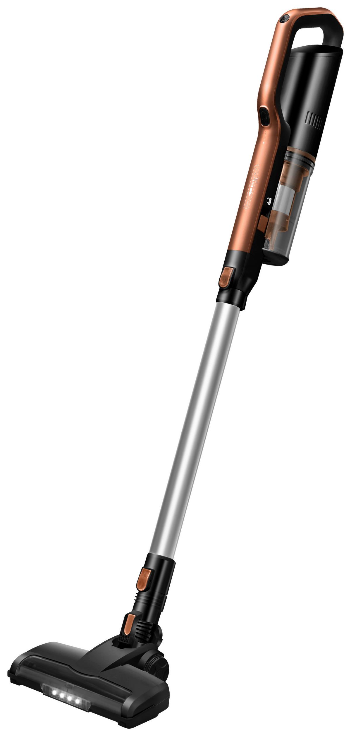 Handstaubsauger Kabellos Mit Wandhalterung, 150 W - Silberfarben/Roségold, KONVENTIONELL, Kunststoff/Metall (108/25/12cm) - Bono