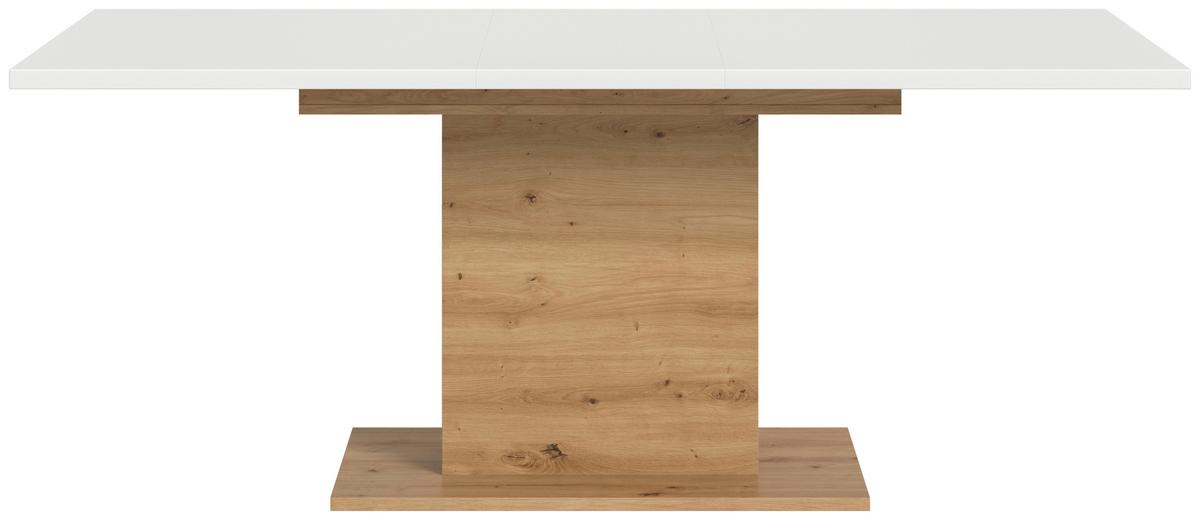ROZŤAHOVACÍ STÔL MARLON 150 AZ - biela/dub artisan, Konventionell, kompozitné drevo (150-190/76/90cm) - MID.YOU