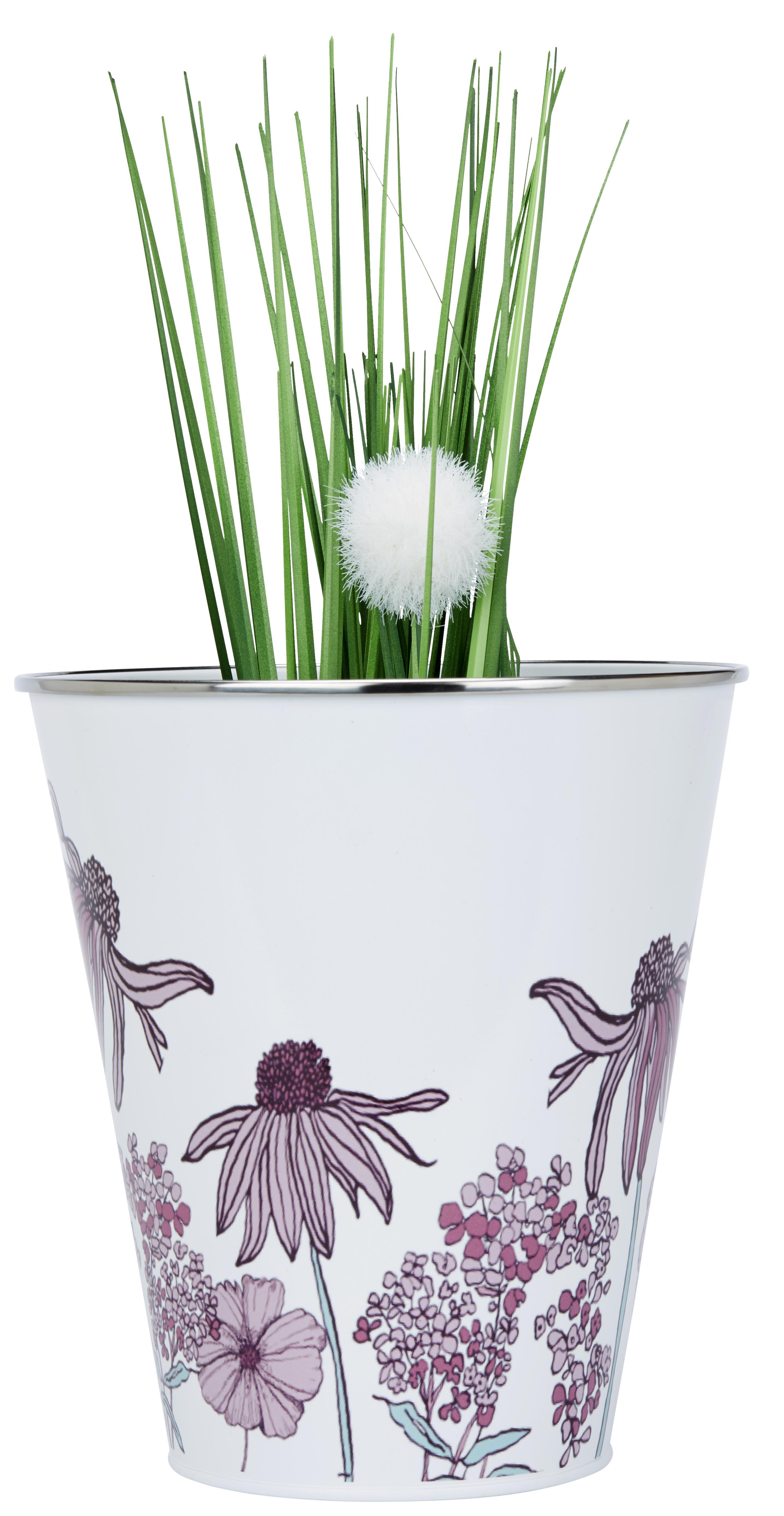 Květináč Poppyseed - vícebarevná, kov (19,5/21cm)