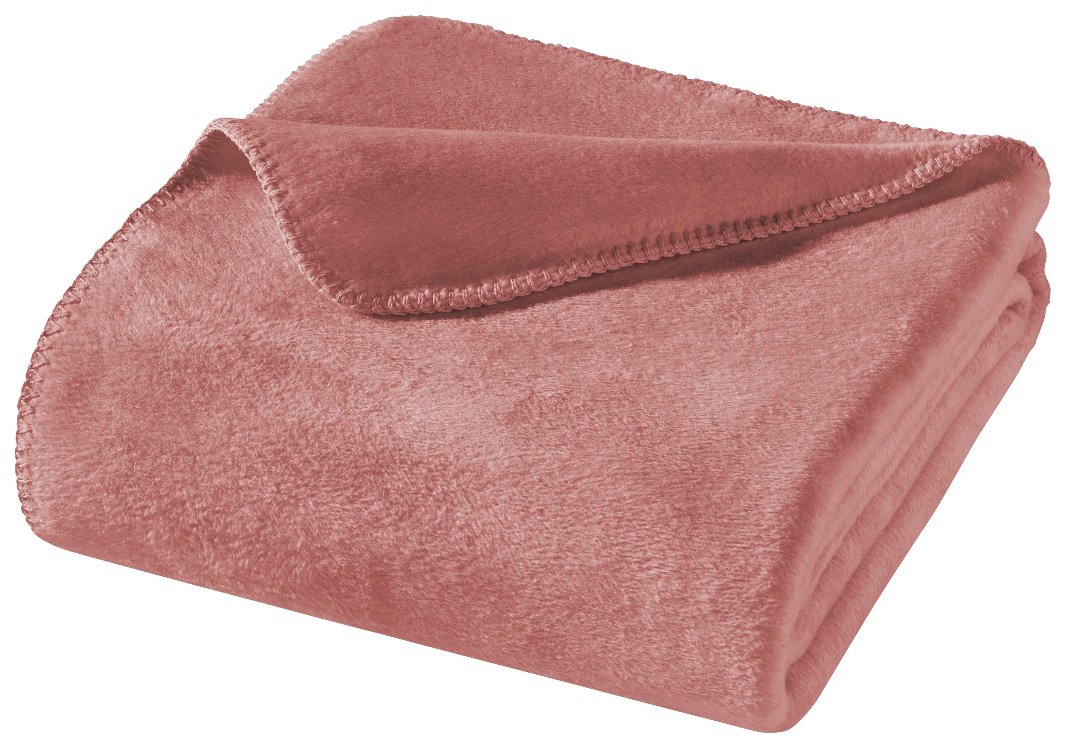 Kuscheldecke Hani Rosa 150x200 cm - Rosa, MODERN, Textil (150/200cm)