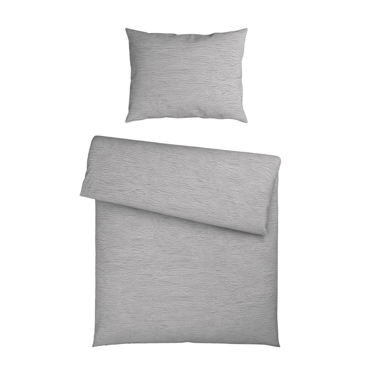 Bettwäsche Ariana - Silberfarben, MODERN, Textil - Luca Bessoni