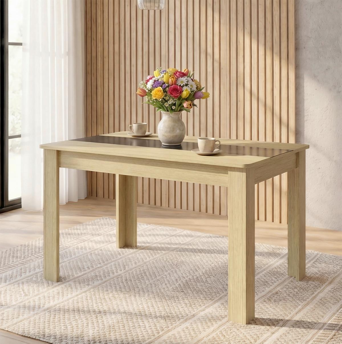 Esstisch Disalo Honigeiche L: 115cm - Honigeiche, MODERN, Holzwerkstoff (115/80/75cm) - MID.YOU