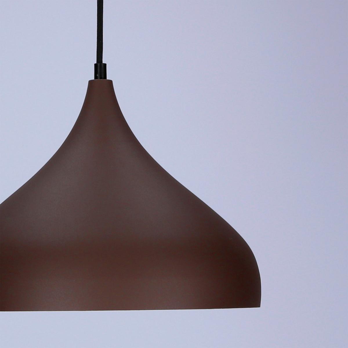 Pendelleuchte 50101270 Viborg - Braun, Design, Metall (32/32/90cm)
