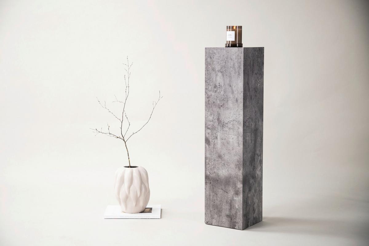 Beistelltisch Ramsvik - Grau, Design, Holzwerkstoff (23/23/95cm) - Livetastic