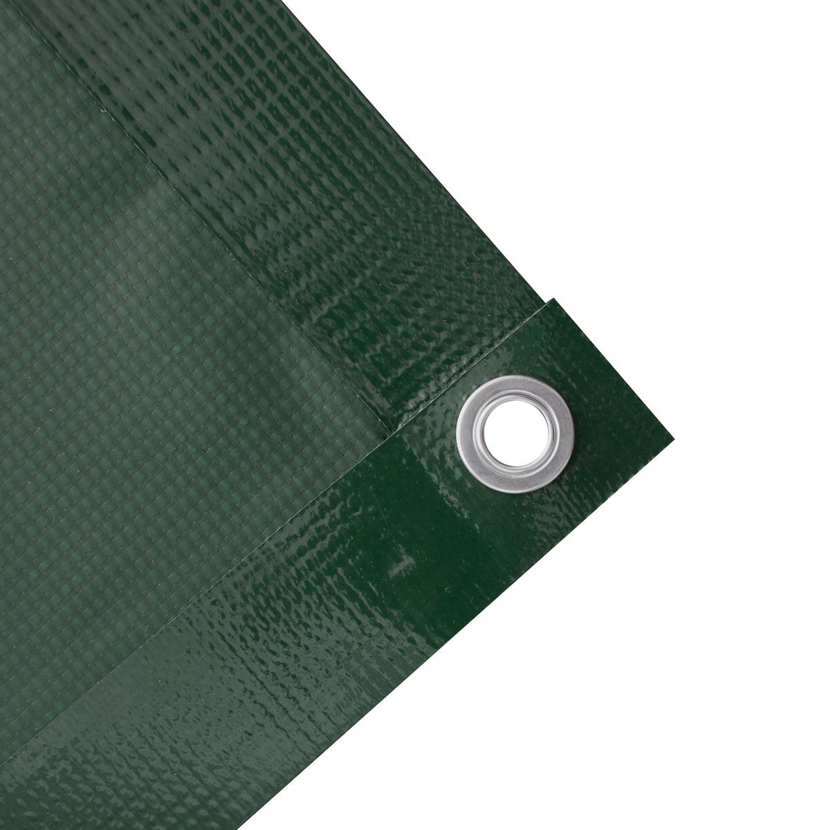Schutzplane Wasserfest Mit Ösen 150x300 Cm Grün - Grün, Basics (150/300cm)