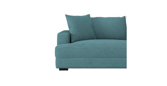 Megasofa Pelle-Megasofa - Wengefarben/Hellblau, Trend, Textil (261/124cm) - Luca Bessoni