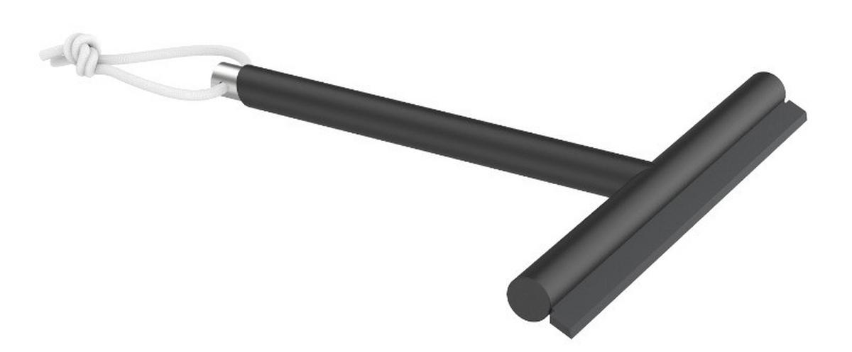 STĚRKA NA SPRCHOVÉ KOUTY CHRIS - černá, Moderní, plast (20,3/21,5/1,8cm) - Mömax