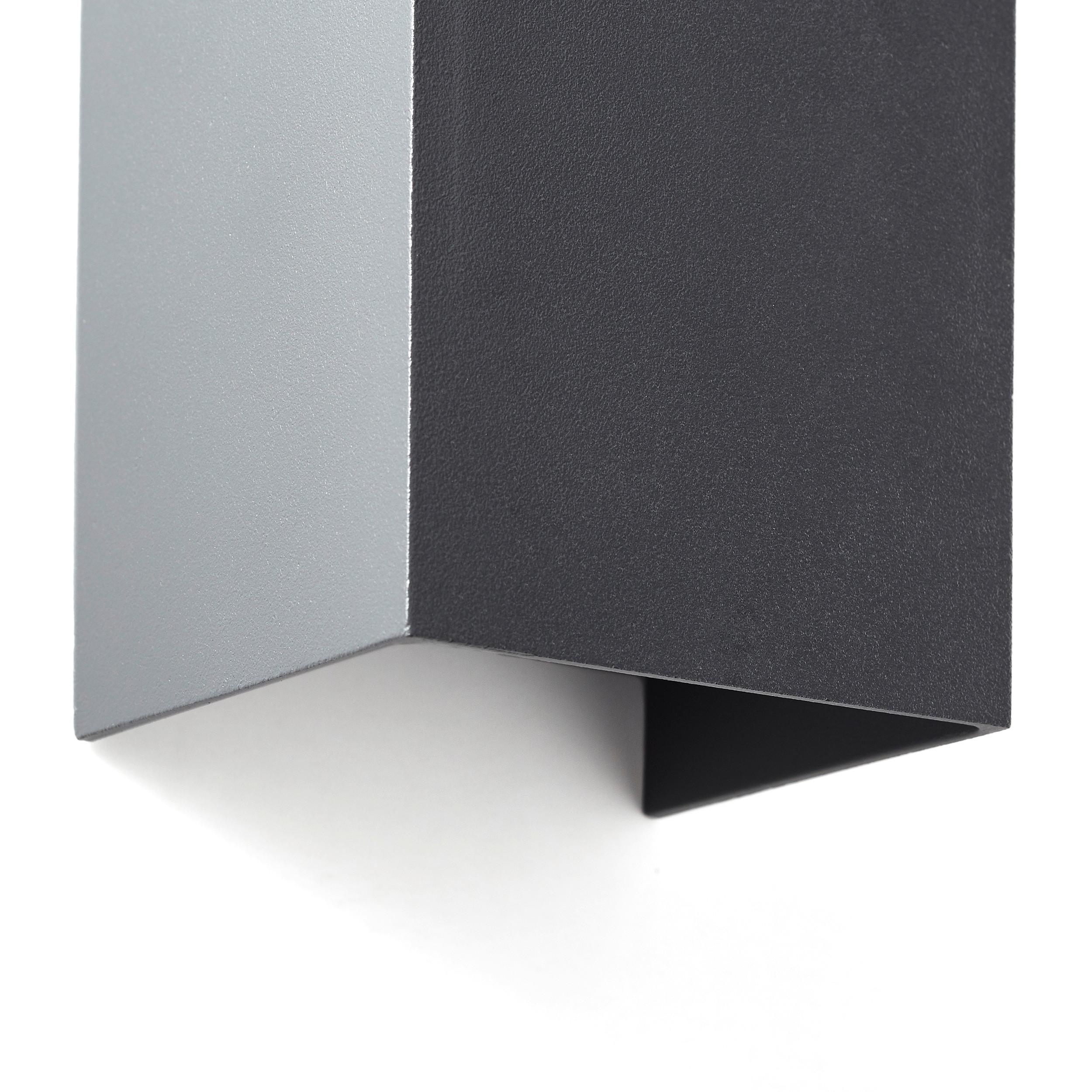 Wandleuchte G90962a63 Hilly - Dunkelgrau, Basics, Glas/Metall (13.6/8/6.8cm) - Brilliant