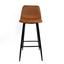 Barhocker-Set Susan 2-Er Set Braun - Schwarz/Orange, Basics, Textil/Metall (43/102/49cm) - Livetastic Barhocker-Set Susan 2-Er Set Braun - Schwarz/Orange, Basics, Textil/Metall (43/102/49cm) - Livetastic
