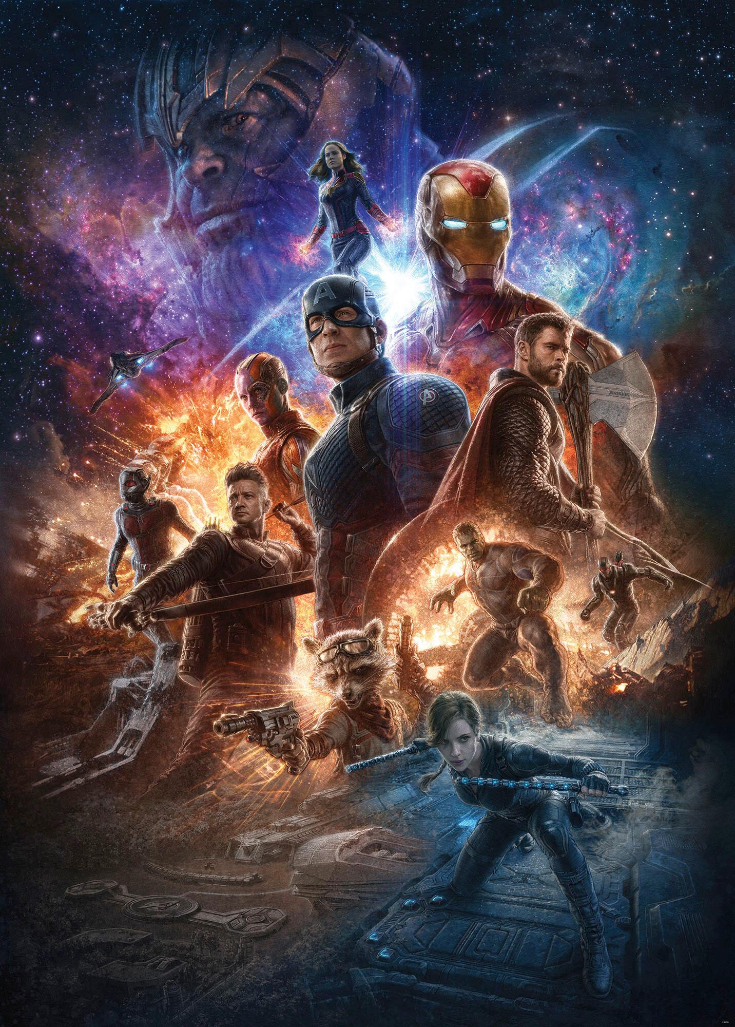 Fototapete Avengers Battle Of Worlds - Multicolor, Trend, Textil (200/280cm)