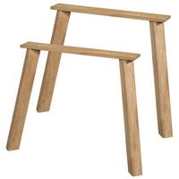 TISCHGESTELL Tablo Eichefarben B: 79cm - Eichefarben, MODERN, Holz (79/73/11cm) - Livetastic