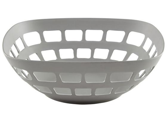 Košík Na Ovocie Solveig - sivá, Moderný, kompozitné drevo/plast (30/11cm) - Premium Living Košík Na Ovocie Solveig - sivá, Moderný, kompozitné drevo/plast (30/11cm) - Premium Living