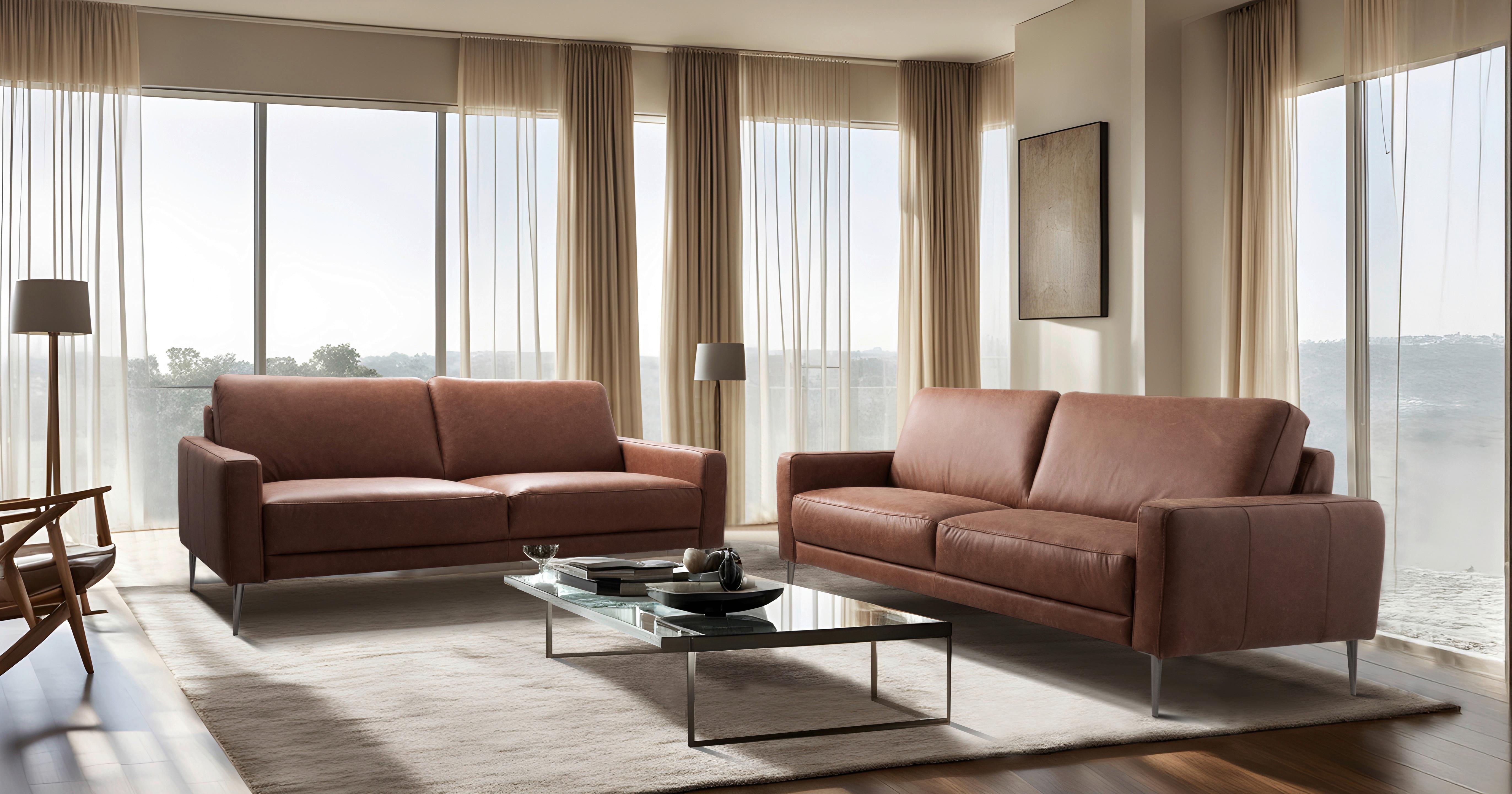 2-sitzer-sofa Spring, Dunkelbraun B: 157 Cm - Dunkelbraun/Schwarzchrom, Design, Leder (157/85/92cm) - Livetastic