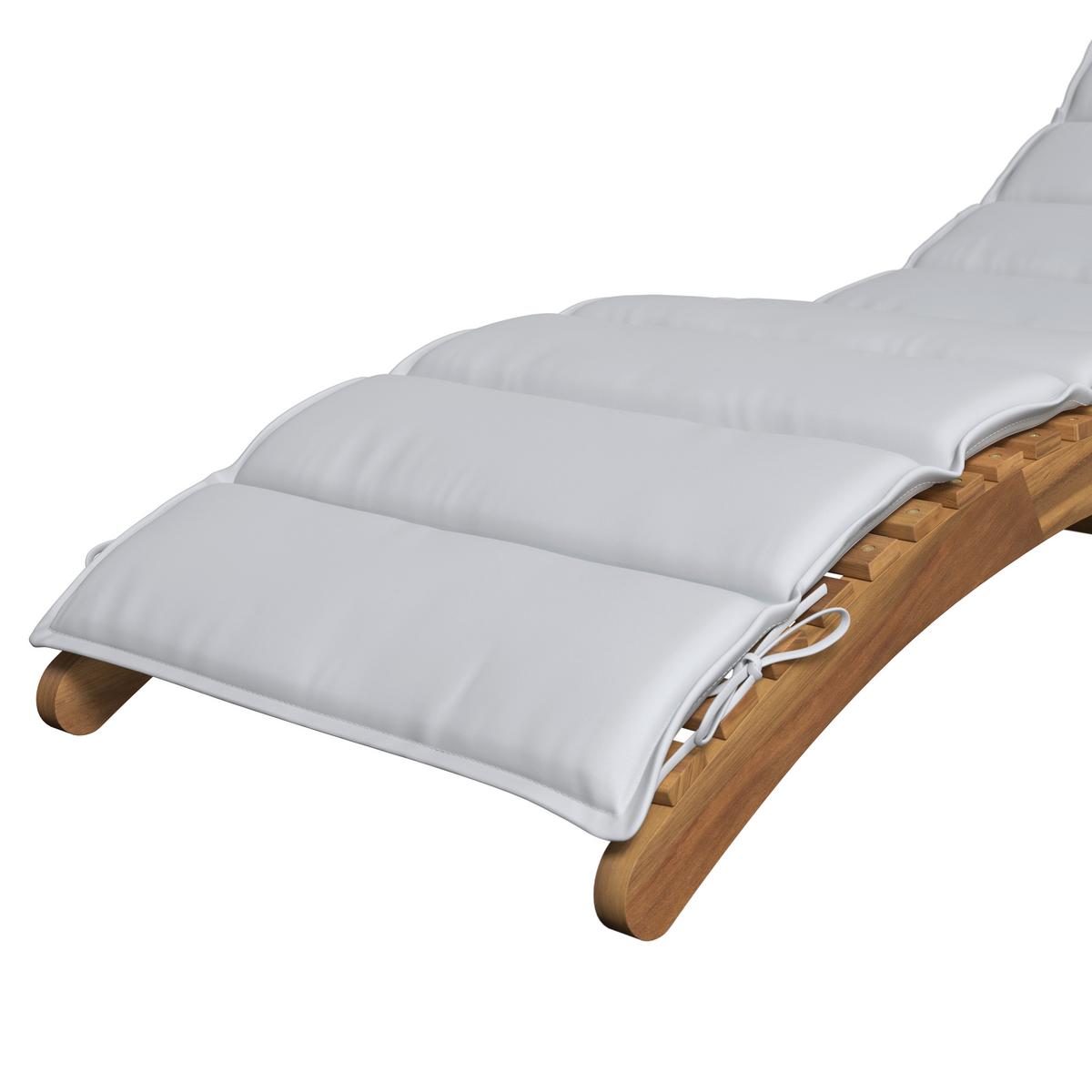 ZÁHRADNÉ LEŽADLO NATALIE - béžová, Natur, drevo/textil (180/62/54cm) - Mömax