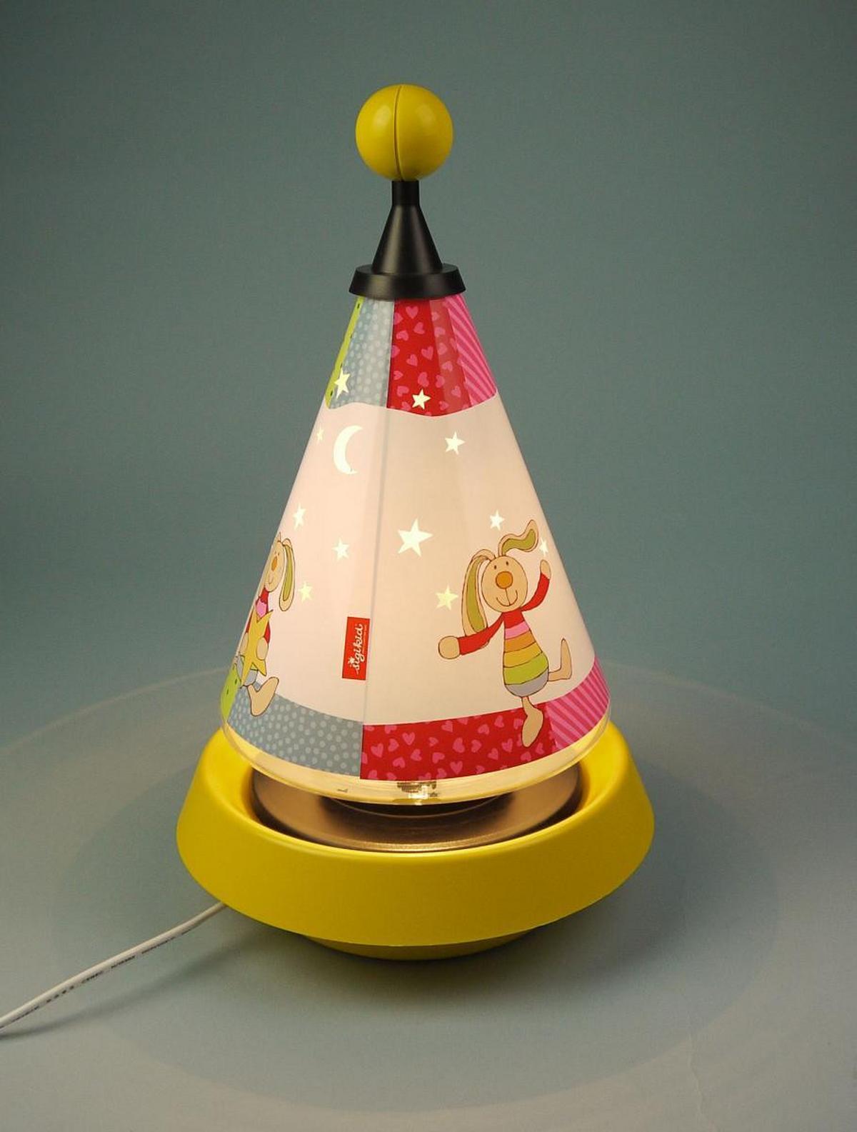Tischlampe Rainbow Rabbit Blau/gelb Für Kinder - Blau/Gelb, LIFESTYLE, Kunststoff (21/35cm) - Niermann
