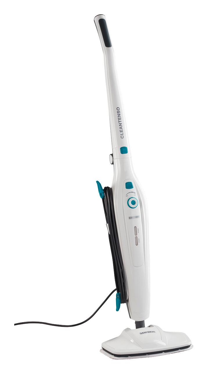 Dampfreiniger Clean Tenso - Weiß, MODERN, Kunststoff (27,6/25,6/64cm) - Leifheit
