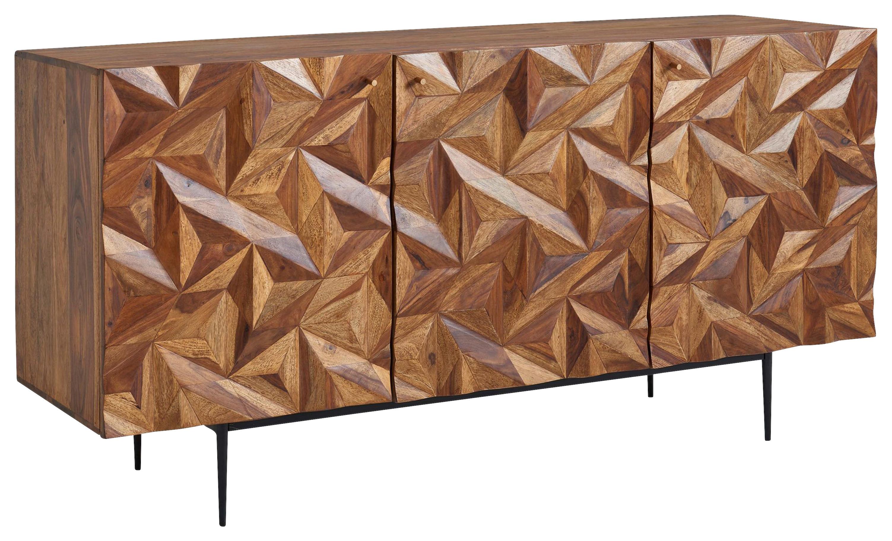 Sideboard Sheesham Sheeshamfarben B: 144 Cm