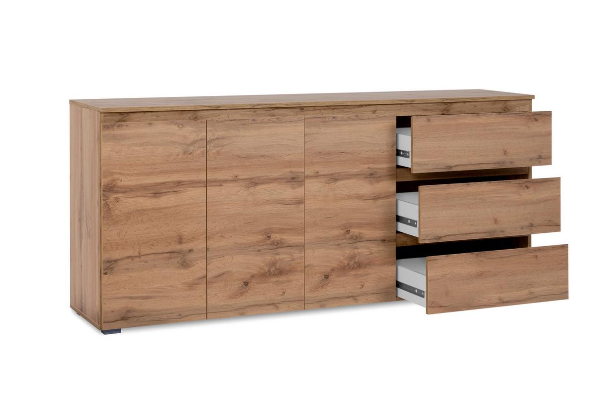 Sideboard 178 Cm Image 51a Honig Eiche - Honigeiche, Design, Holzwerkstoff (178/80/40cm) - MID.YOU