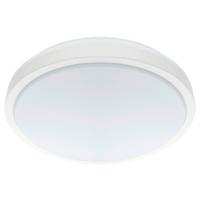 Led-deckenleuchte Competa 1 Ø 32,5 Cm - Weiß, MODERN, Kunststoff/Metall (32,5/5,5cm)