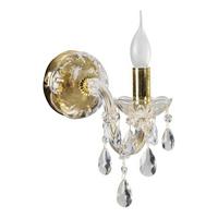 Wandleuchte 21-95742 Maria Teresa - Goldfarben, KONVENTIONELL, Metall (12/26/24cm)