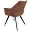 Stuhl Marbella Braun - Schwarz/Braun, MODERN, Textil/Metall (57,5/85/62cm) - Ombra Stuhl Marbella Braun - Schwarz/Braun, MODERN, Textil/Metall (57,5/85/62cm) - Ombra