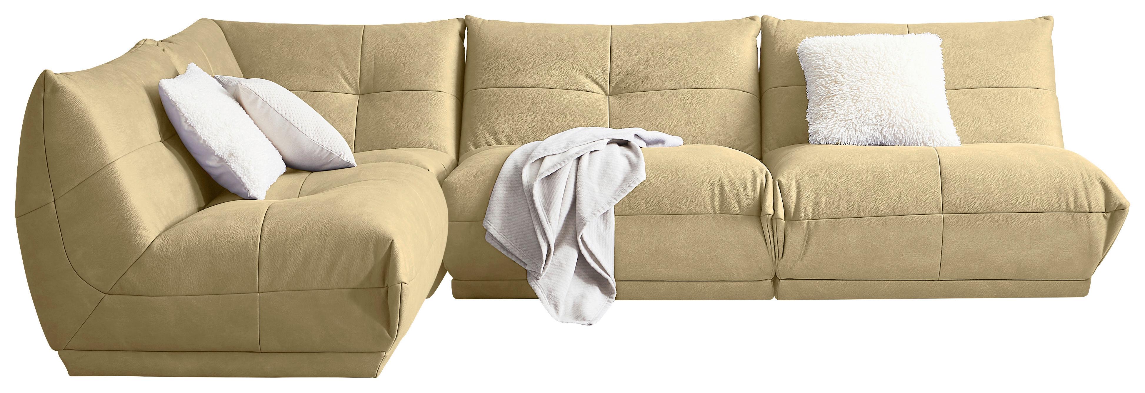 Ecksofa Giselle Beige S: 210x315 cm - Beige, Trend, Textil (210/315cm) - Livetastic
