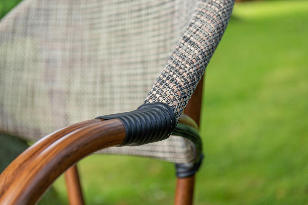 Gartenmöbel Set 3-Tlg. Maui Metall/Textil - Sandfarben/Beige, Basics, Textil/Metall (70/74cm) - Gardenson