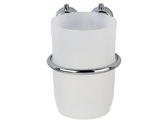 Držiak Na Zubnú Kefku Atlantik - biela/chrómová, Moderný, kov/plast (10,5/9,5/8cm) Držiak Na Zubnú Kefku Atlantik - biela/chrómová, Moderný, kov/plast (10,5/9,5/8cm)