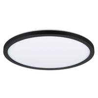 LED-Paneel Ø 29,3 cm Rund - Schwarz, Basics, Kunststoff (29,3/2,8cm) - Paulmann