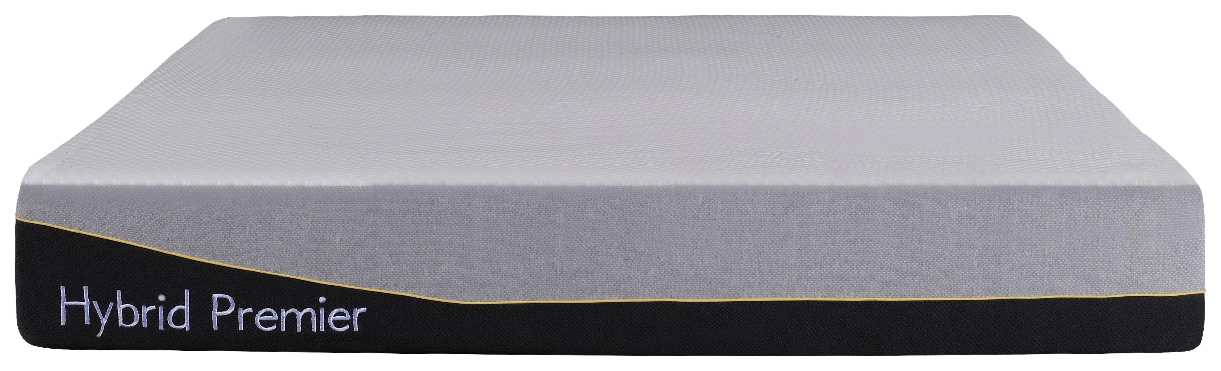 Taschenfederkernmatratze Hybrid Premier 120x200 Cm H3 - Weiß, Basics, Textil (120/200cm) - Livetastic