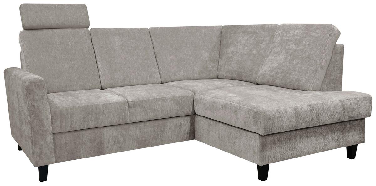 Opierka hlavy ALTON, sivohnedá ženilka - taupe, Konventionell, kov/textil (50/19cm)