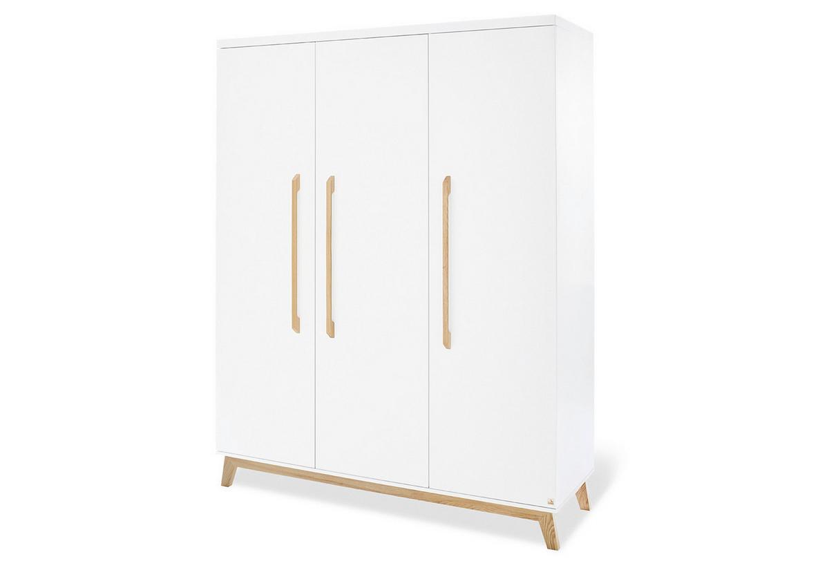 Babyzimmer 103415xg Riva - Eschefarben/Weiß, Design, Holzwerkstoff - Pinolino