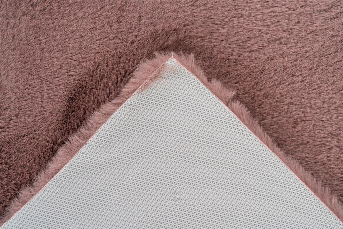 Fellteppich Rabbit Rosa, 40x60 Cm - Rosa, KONVENTIONELL (40/60cm)