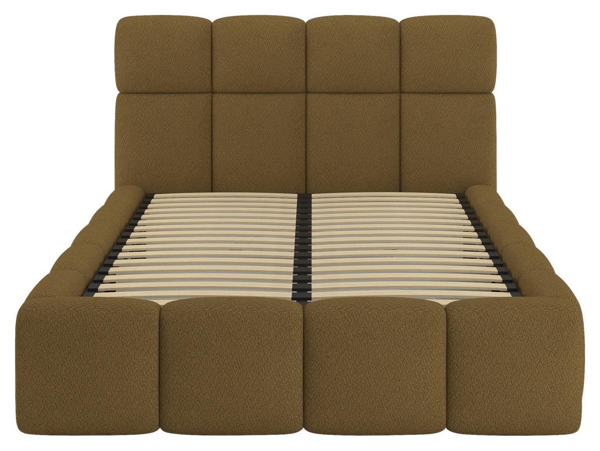 Polsterbett Cloudy Braun, Lf: 140x200 Cm - Braun, Trend, Holz/Holzwerkstoff (140/200cm) - Luca Bessoni