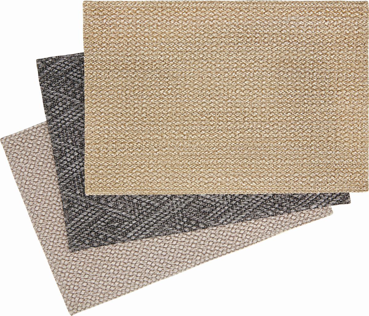 PROSTÍRÁNÍ Eduard, 30/45 cm - světle šedá/antracitová, Konvenční, textil (30/45cm) - Modern Living