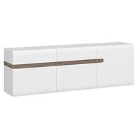 Lebegő Cipősszekrény Linate - Modern, faalapú anyag (164/54,7/41,9cm)