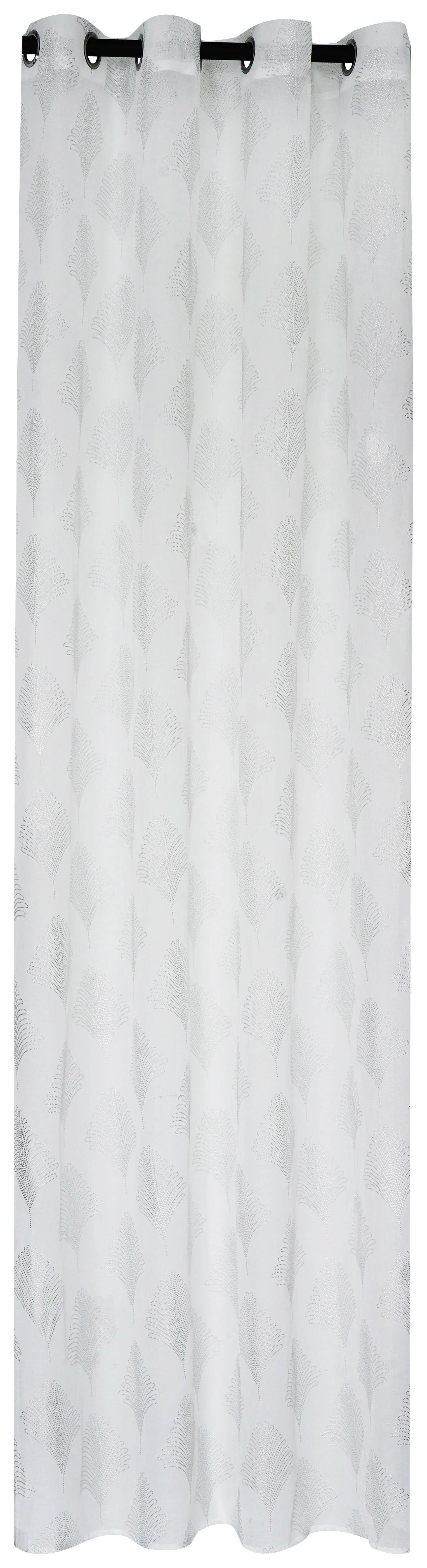 Ösenvorhang Babs - Weiß, ROMANTIK / LANDHAUS, Textil (140/245cm) - James Wood