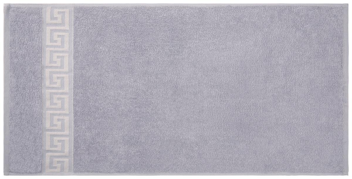 Kéztörlő Mäander - szürke, Romantik / Landhaus, textil (50/100cm) - James Wood