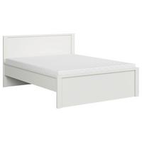 Bett Kaspian - Weiß, MODERN, Holzwerkstoff (160/200cm) - MID.YOU