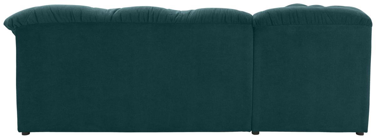 Ecksofa Papenburg Petrol - Petrol/Schwarz, KONVENTIONELL, Textil (192/243cm) - MID.YOU