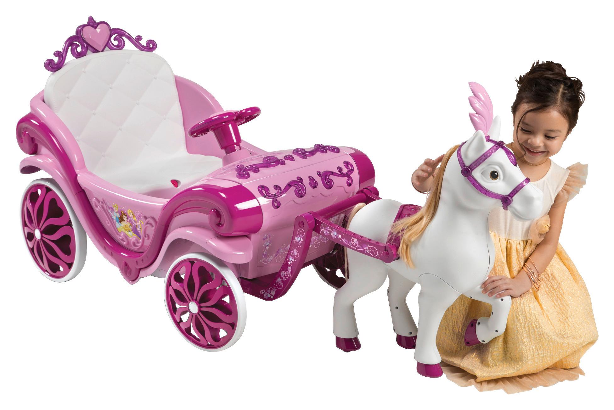 Spielfahrzeug Huffy Princess Carriage 6v - Pink, Basics, Kunststoff (58/69/155cm)