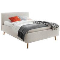 Polsterbett Mattis Herve Beige 140x200cm - Eichefarben/Beige, Design, Holz/Textil (140/200cm) - MID.YOU