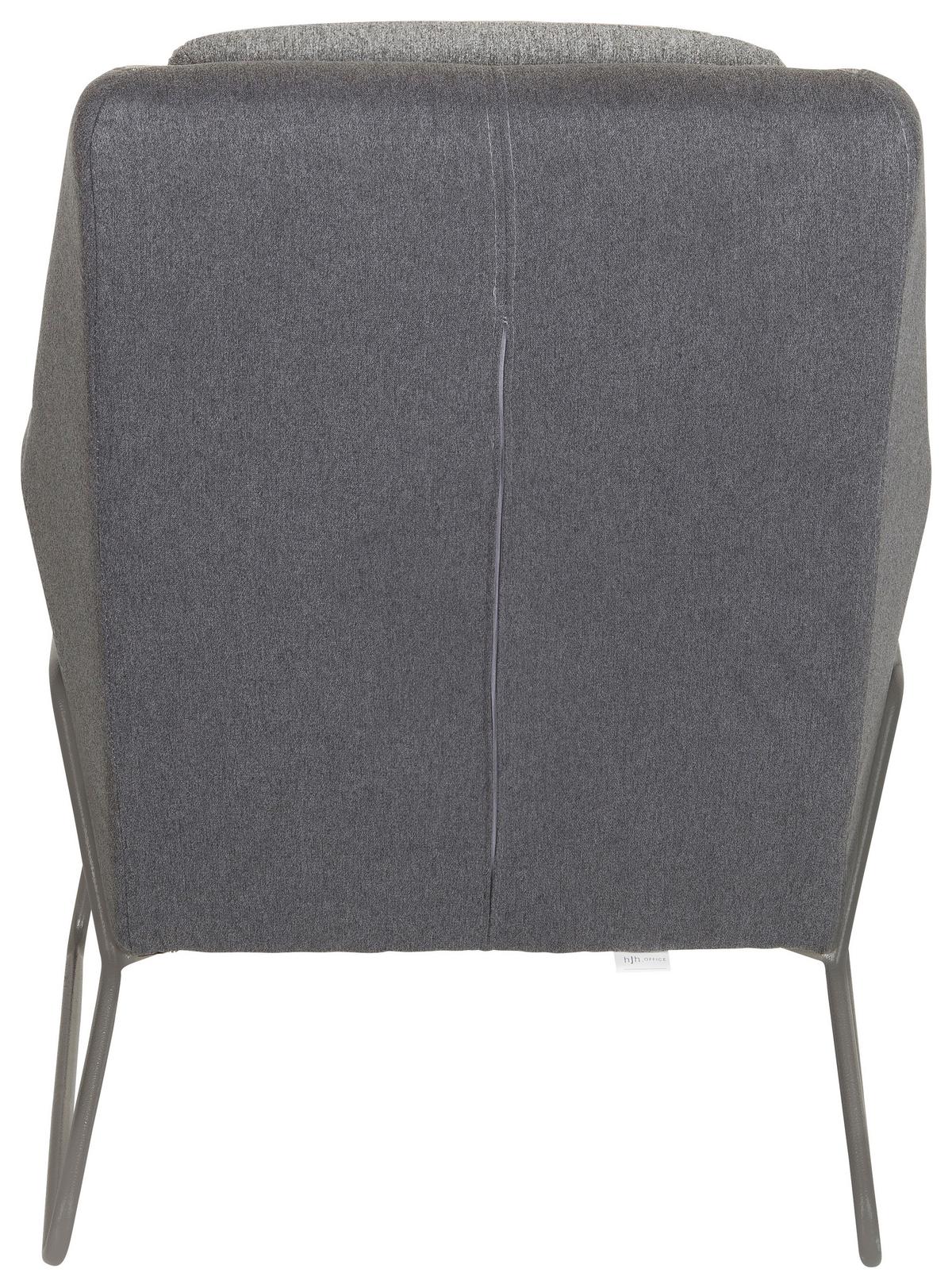 Polstersessel Lagun Hellgrau/dunkelgrau - Dunkelgrau/Hellgrau, MODERN, Textil (74/97/84cm) - MID.YOU