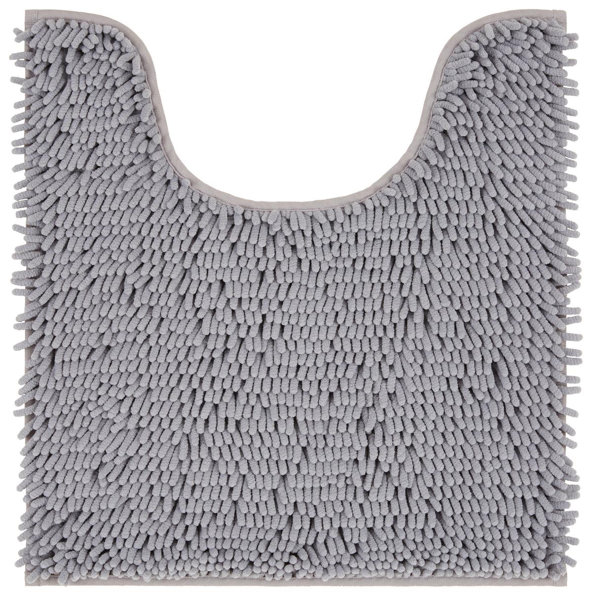 WC-Vorleger Liliane - Hellgrau, KONVENTIONELL, Kunststoff (45/50,5cm) - Ondega