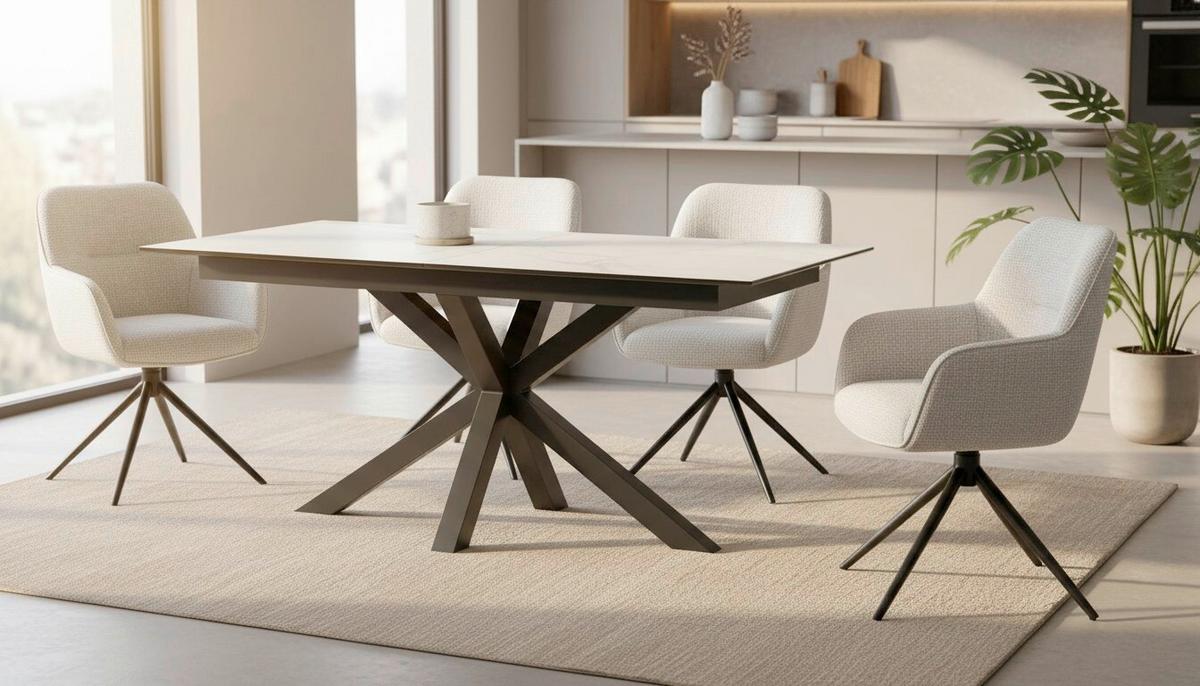 Armlehnstuhl Vittoria Schwarz/Beige B: 60 cm - Beige/Schwarz, MODERN, Textil/Metall (60/85/62cm) - Livetastic