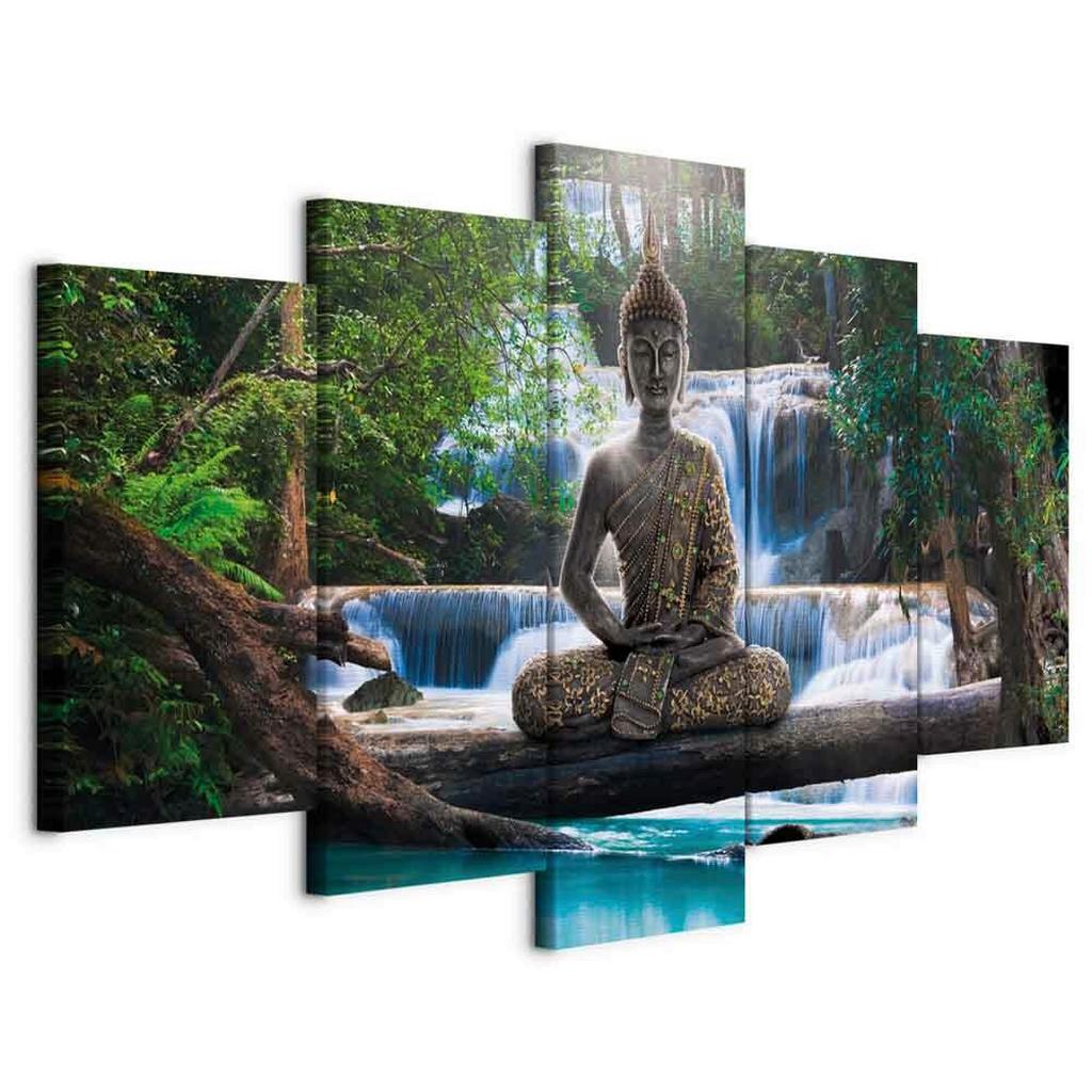 Leinwandbild Buddha Multicolor B: 200 cm